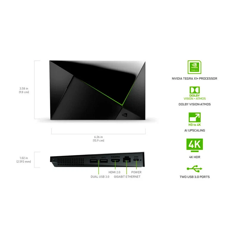 Reproductor Nvidia Shield TV Pro Android TV 4K HDR 16GB Usado - Imagen 3 de 4