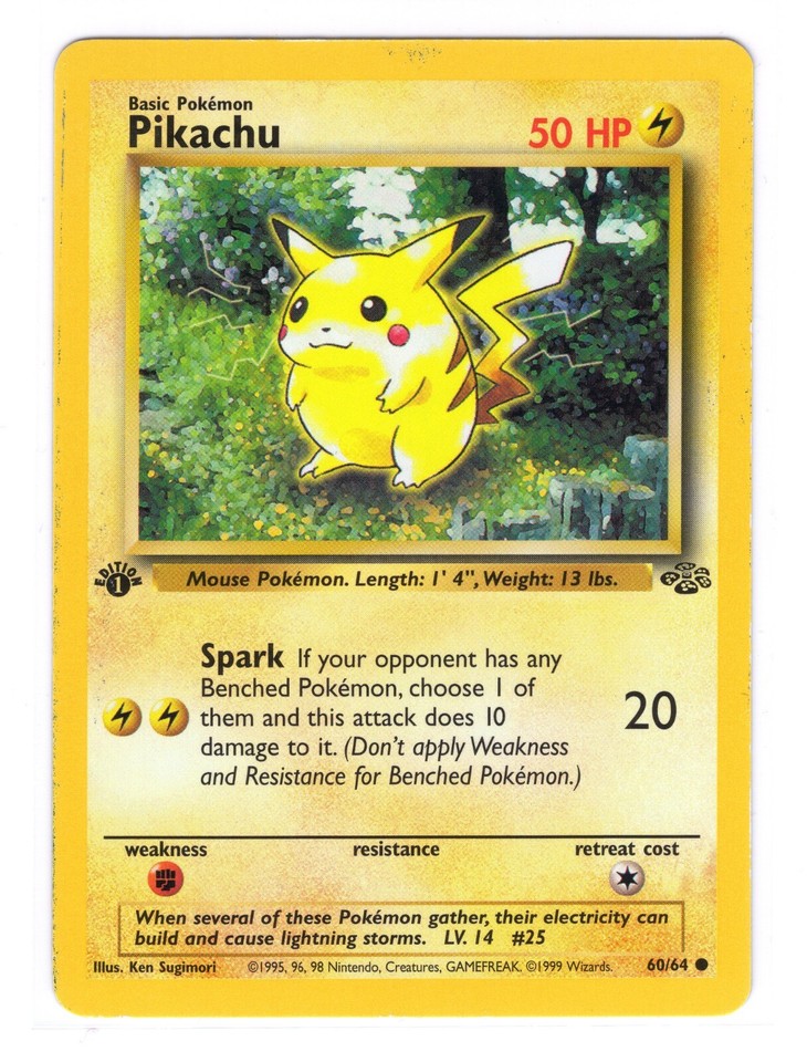 Pikachu 60/64 Jungle for sale | eBay