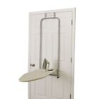 Household Essentials 144222 Over The Door Small Ironing Board with Iron Holde.