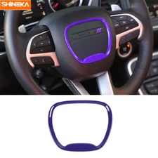Steering Wheel Trim Sticker Cover for Dodge Challenger/Charger 2015-2020 Purple