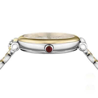 Ferragamo Ora Moonphase Silver Sunray Dial Ladies Quartz