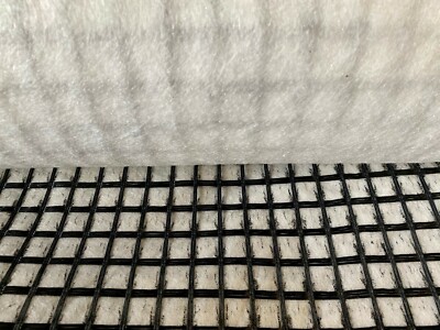 190 m² (2x1,9mx50m) Geogitter-Verbundstoff mit Vlies Kombigitter 50kN MEGASALE!