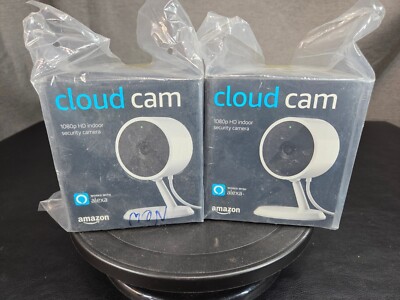 Amazon Cloud Cam 1080p Indoor Security with Alexa Camera LOT OF 2