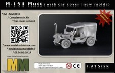 M-151 Mutt (with car cover), avec bache, 1/72 Model-Miniature