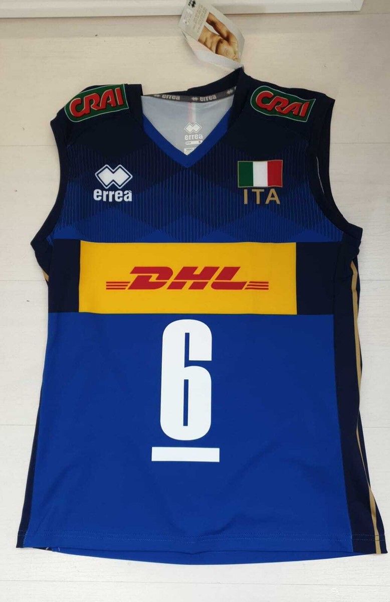 4262 ERREA Fipav DHL Worldwide Shirt 2022 Authentic Giannelli
