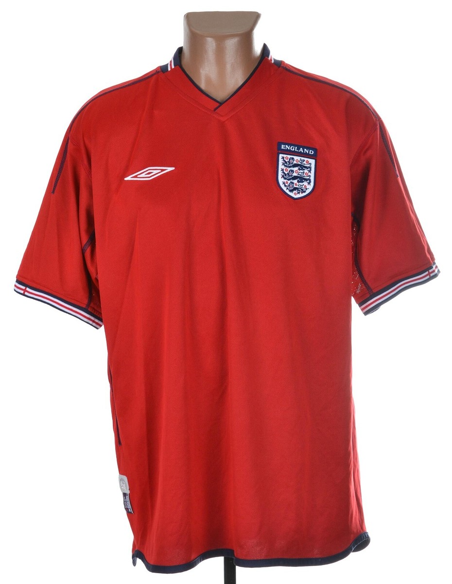 レア  Umbro イングランド代表 シャツ　アウェー Ｌ 2004 Vintage Umbro England 2004 -06 Football Soccer Jersey X