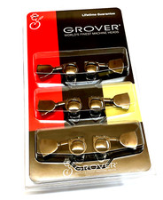 Grover Black Nickel Keystone Roto-Grip Locking Tuners for Gibson LP/SG  502BNK