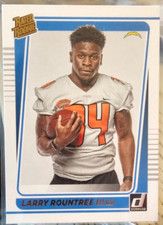 2021 Panini Donruss Portrait Larry Rountree III RC #296 Chargers