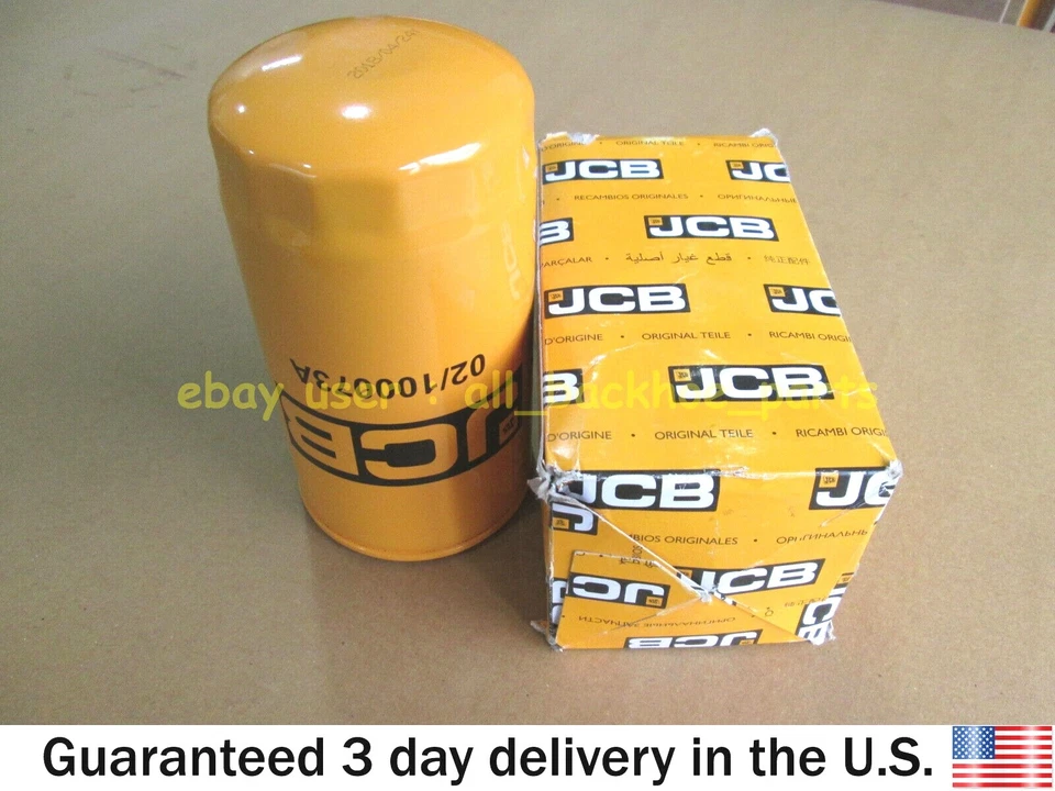 JCB BACKHOE - GENUINE JCB ELEMENT OIL FILTER (PART NO. 02/100073 02/100073A) - Image 4 of 4