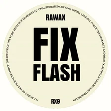 Fix Aka Orlando Voorn Flash 12" Black Vinyl 2024 Rawax Rx9