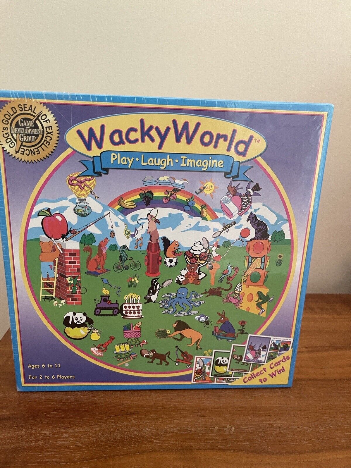 HARD TO FIND Wacky World Board Game for Kids Development Memory Game (SEE  PICS)