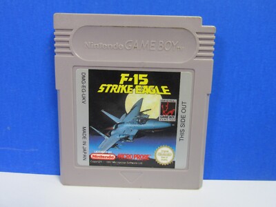 NINTENDO GB GAMEBOY F-15 STRIKE EAGLE VIDEOSPIEL Original GRATIS UK VERSAND
