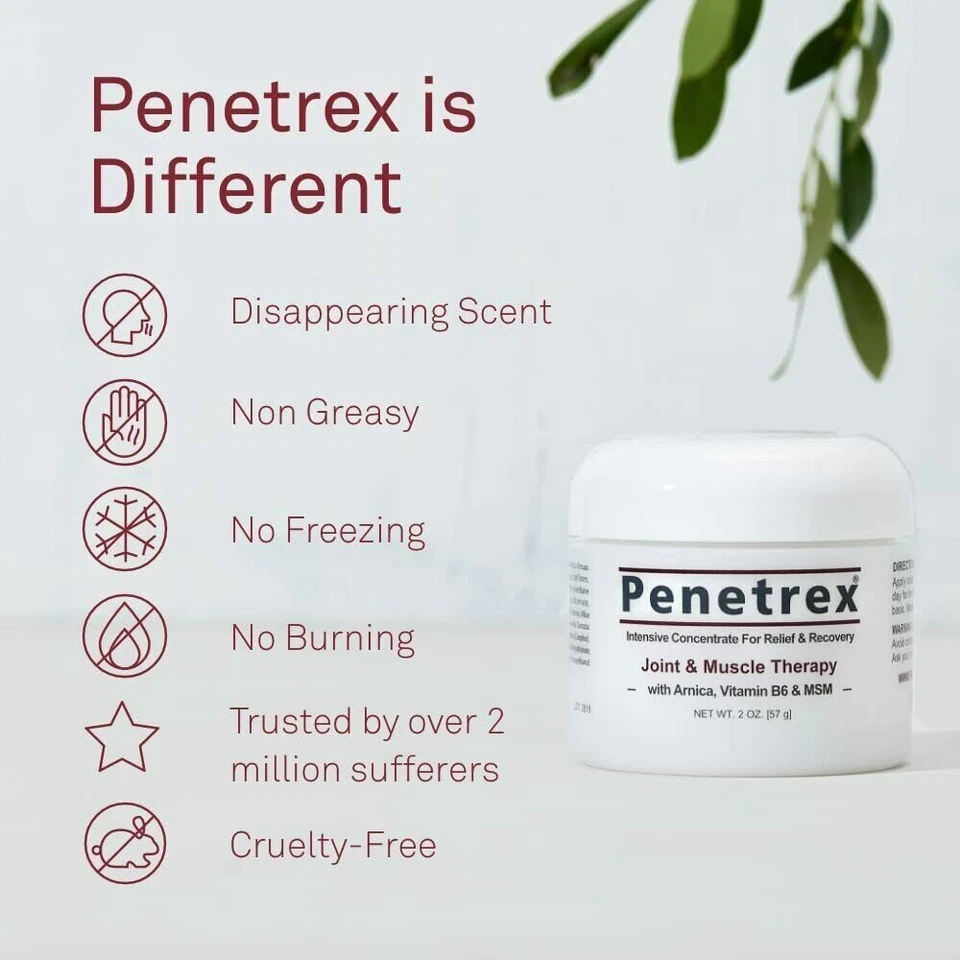 PENETREX PAIN RELIEF CREAM Inflammation Sports Sore Muscles Aches Arthritis NEW - image 4 of 4