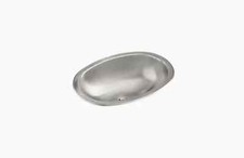 Sterling S1201-0 16-3/4" Oval Drop-In Undermount Bathroom Sink, No Overflow SSL