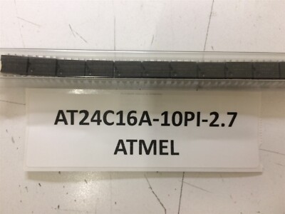 AT24C16A-10PI-2.7 ATMEL IC EEPROM 2KX8 SERIAL CMOS 8PIN PDIP 4 PIECES