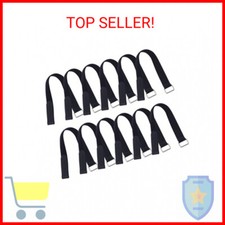 VIGAER 18 inch Cable Straps and Cinch Cable Ties, 12 Pcs Reusable Hook and Loop