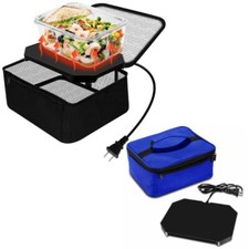 Bolsa de almuerzo 110V portátil eléctrica calefacción lonchera oficina mini horno microondas
