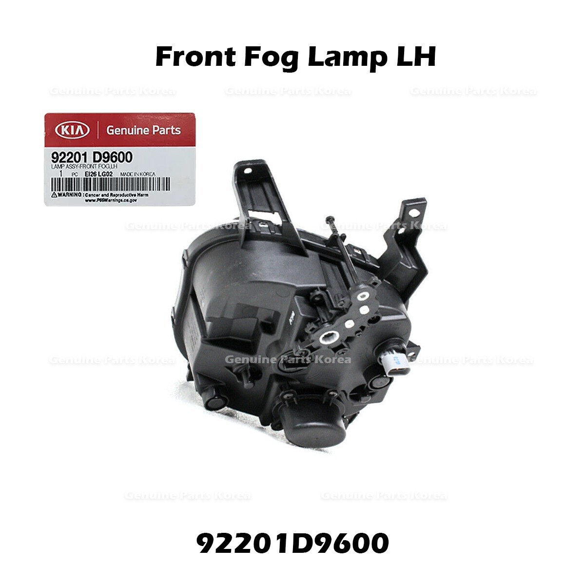 瀬戸際① ⭐Genuine⭐ Front Fog Lamp LH 92201D9600 for Kia Sportage | eBay