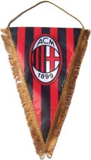 AC MILAN Gagliardetto Triangolare Ufficiale Misura cm 20X28
