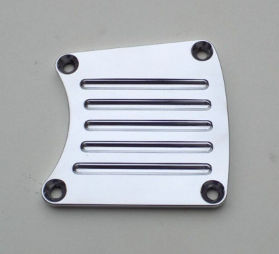 AMMO BELT CHROME PRIMARY INSPECTION COVER 1985-2006 FLH TOURING & FXR HARLEY