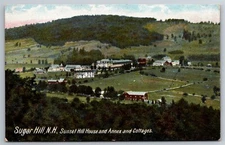 Sunset Hill House Cottages Sugar Hill NH Pre C1907 UDB Postcard AB14