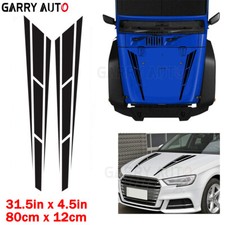 2pcs Universal Fit Racing Hood Stripes Decal Vinyl Stickers For Car Suv Truck 2pcs Universal Fit Racing Hood Stripes Decal Vinyl Stickers For Car Suv Truck