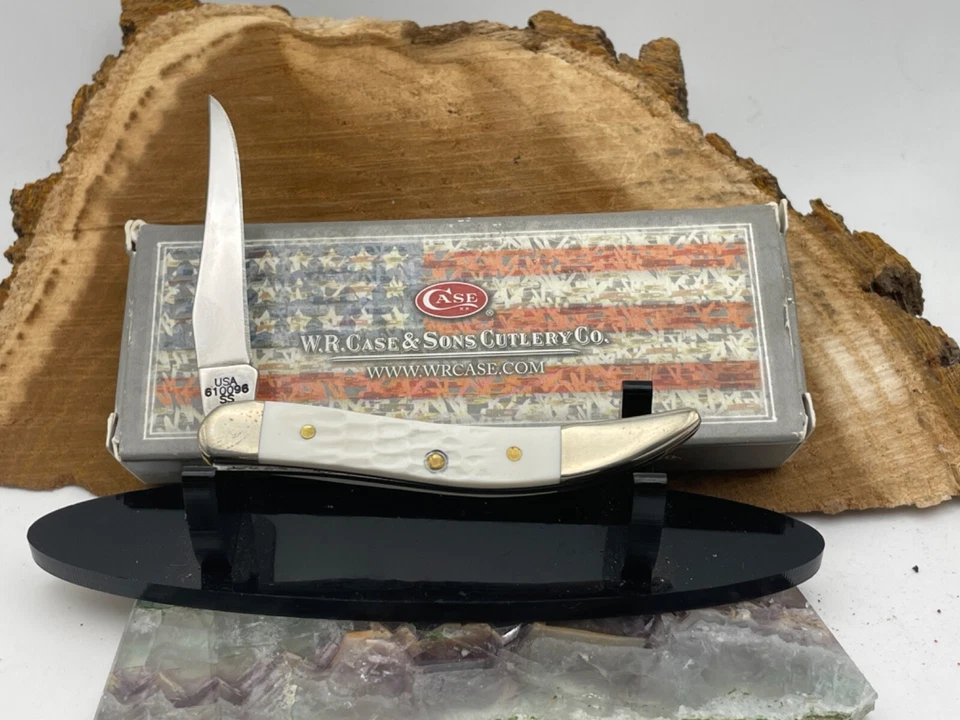 Case XX 610096 "Tiny Toothpick" Carpeta de una sola hoja blanca Delrin--1826.24 Foto 2 de 4