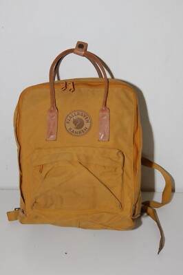 Fjallraven Kanken Unisex Mustard Laptop Backpack 13 display picture 1
