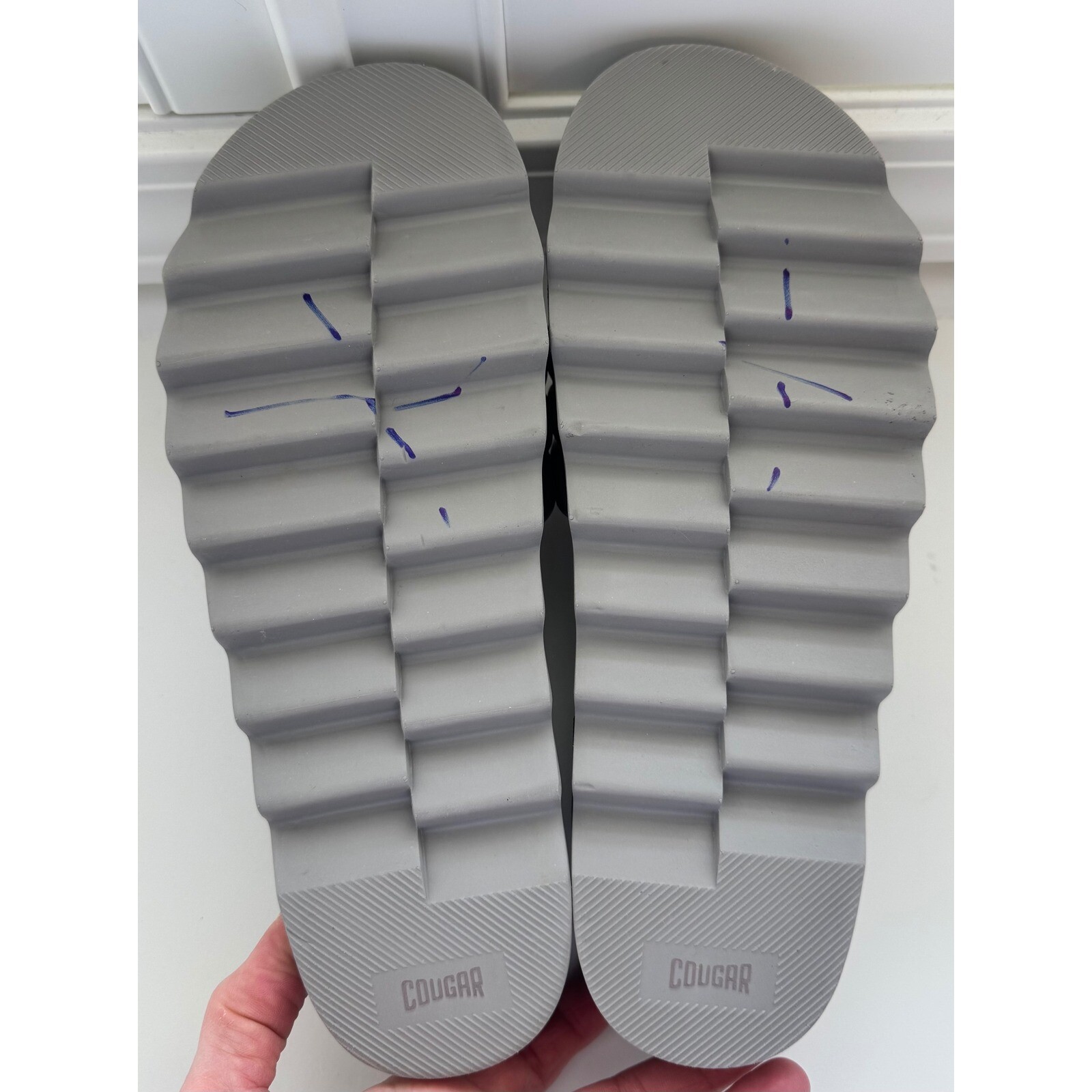 Cougar Prato-L Slide Sandal (Women) -Metallic Silver Size 9 NWOB thumbnail 6