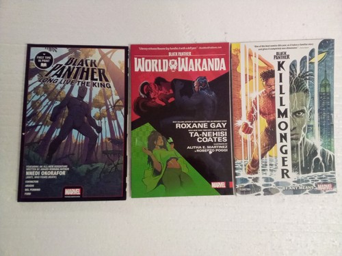 MARVEL GN Black Panther Killmonger World of Wakanda Long Live King 3 TPB FREE