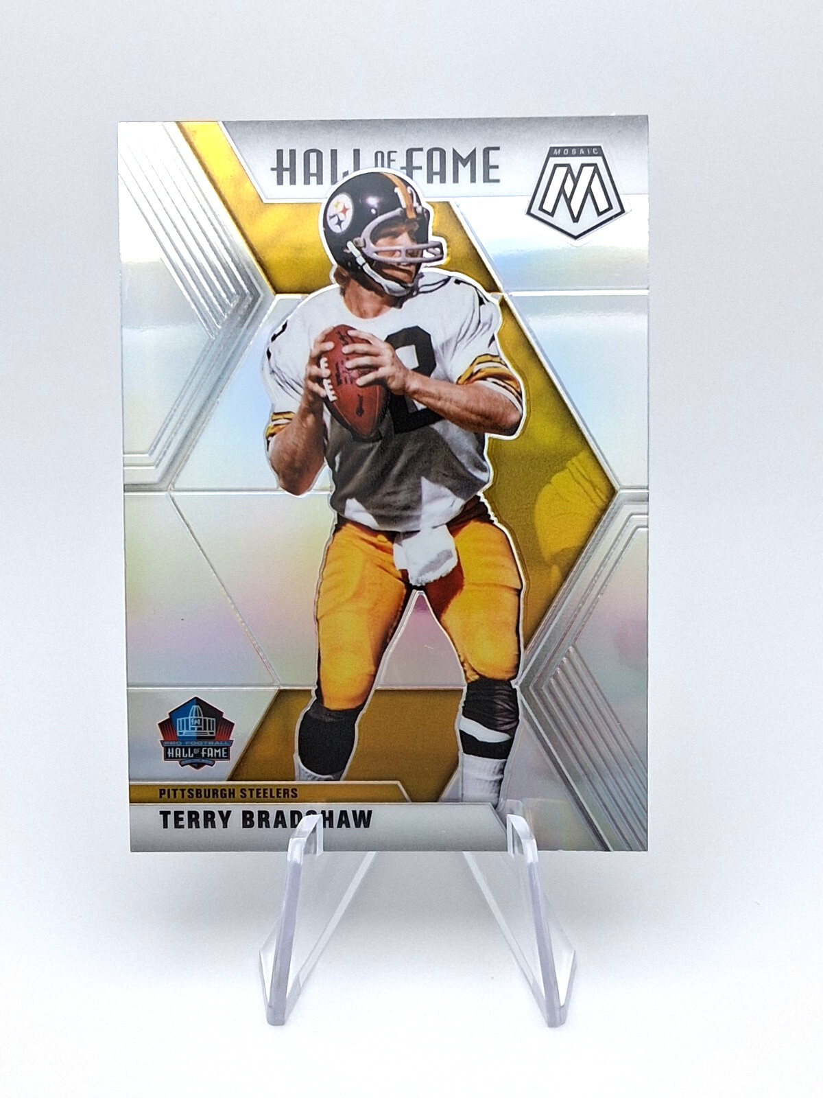 2020 Panini Mosaic Silver Prizm #286 Terry Bradshaw