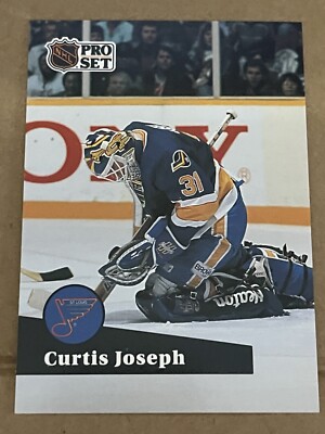 1991-92 PRO SET  - CURTIS JOSEPH BLUES #473