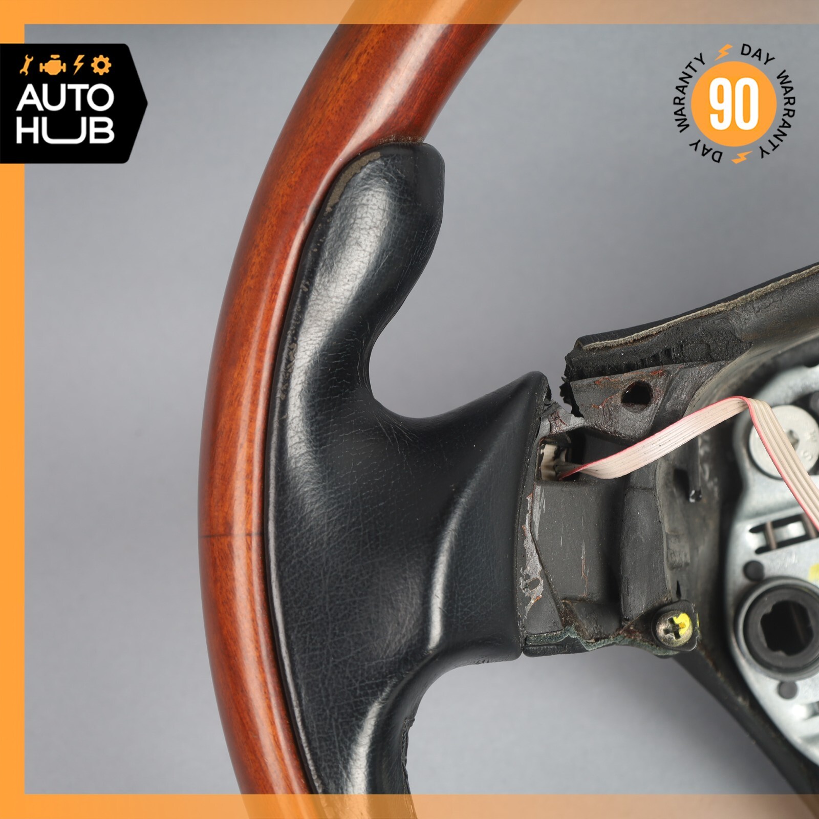 03-13 Maserati Quattroporte M139 Steering Wheel Mahogany Wood Black OEM 79k