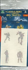 KNIGHTS OF THE ZODIAC (SAINT SEYA) 4 TATTOOS AND 4 STICKERS (Precious Games)-R