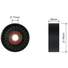 NTY Umlenk-/Führungsrolle Keilrippenriemen für Chevrolet Camaro Buick Park