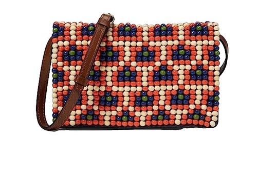 NWT$169 Patricia Nash Nomiki Crossbody Bag Aegean Blooms tan multi