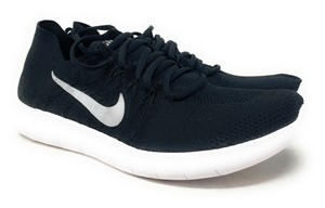 womens nike free rn flyknit 2017 black and white