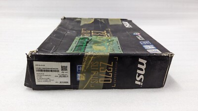 Carte Mère MSI Z370 SLI PLUS Format ATX - état Occasion