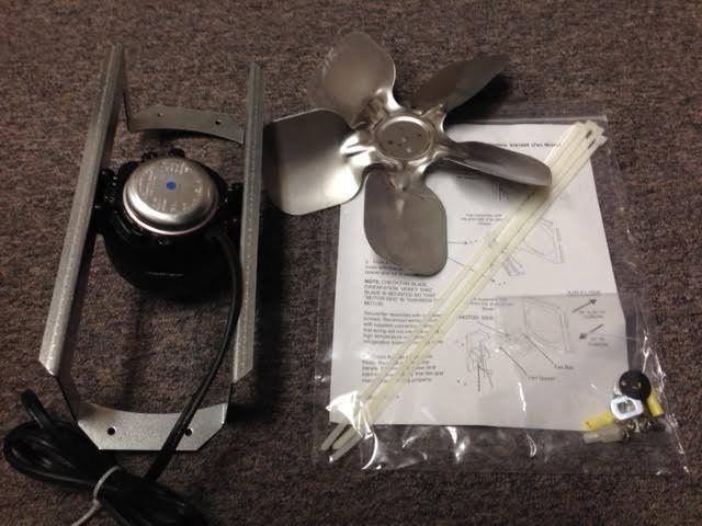 9161089-02 replaced with 1051209-01 Ice-O-Matic Motor Cond Fan 