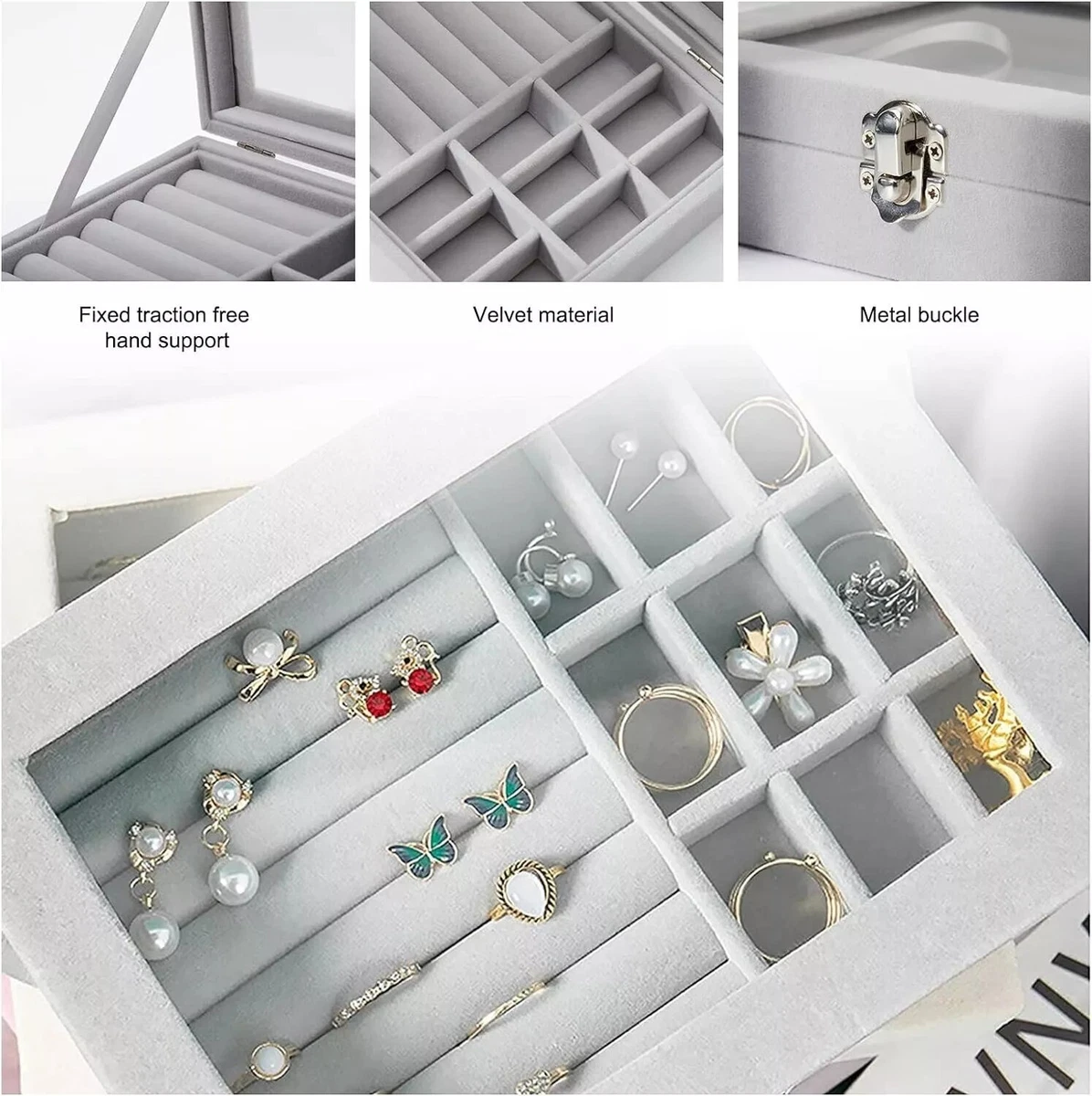 Organizer Per Fasce In Velluto – Supporto A Forma Di T Per Gioielli E Accessori, Antiscivolo, 27x9x20 Cm, Ideale Per Casa E Negozio