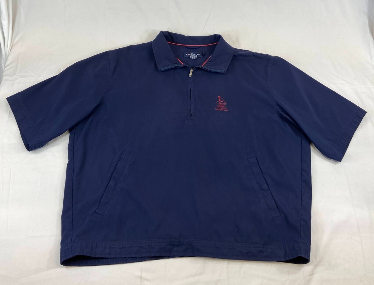 Mens XL Quarter Zip Jacket Polo Golf Ralph Lauren Short Sleeve