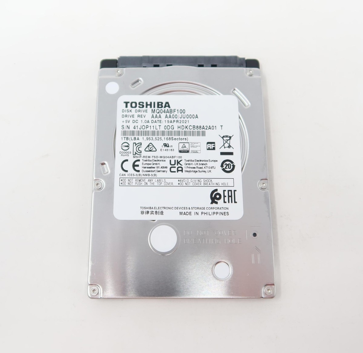Toshiba Satellite Toshiba Mq04abf100 Ssd Replacement MQ04ABF100