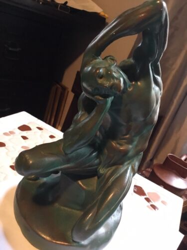 AUTHENTISCH -SUPER SELTEN- AUSTIN PRODUCTIONS SKULPTUR-MÄNNLICHER AKT -MUST SEE WOW! - Bild 8 von 9