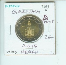 2015 GERMANY 2€ 2-€ HESSEN St. Paul s Church PAULSKIRCHE Berlin A Mint Mark