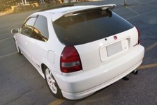 Jdm Type-r Primer Black Rear Roof Wing Spoiler For 96-00 Honda Civic Hatchback
