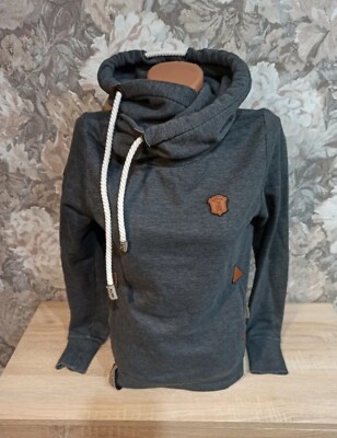 Naketano women's    hoodie  size XS gray color hooded
