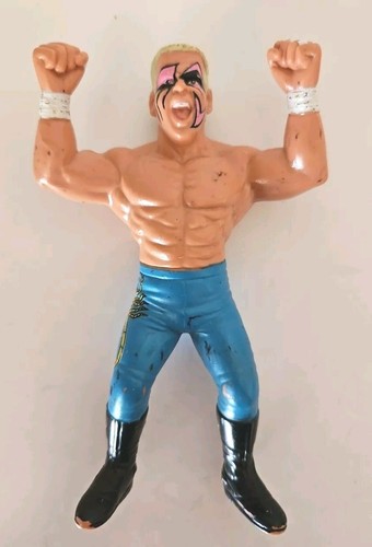 Vintage 1990 WCW STING Wrestling Action Figure Gal...