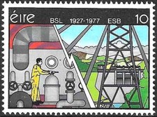 Timbre Energie Electricité Irlande 370 ** (67959DX)