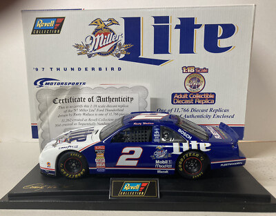 1997 Revell NASCAR #2 Rusty Wallace Miller Lite Ford Thunderbird