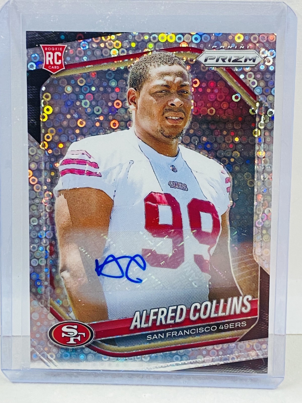 Alfred Collins Panini Prizm #388 Autograph Silver
